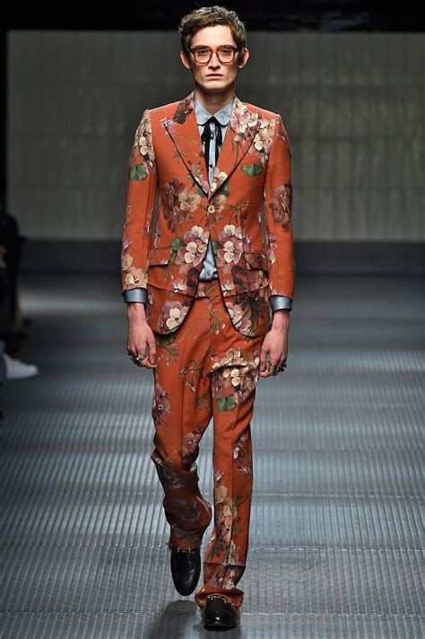 red floral gucci suit|Gucci floral suits.